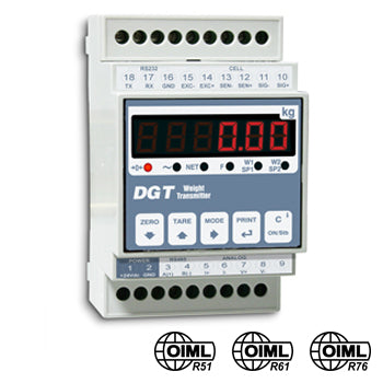 "DGT1" TRANSMETTEUR / INDICATEUR DE POIDS NUMERIQUE, MULTIFONCTION
