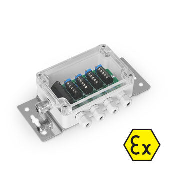 BOITE DE JONCTION ATEX ET EGALISATION, JUSQU'À 4 CAPTEURS